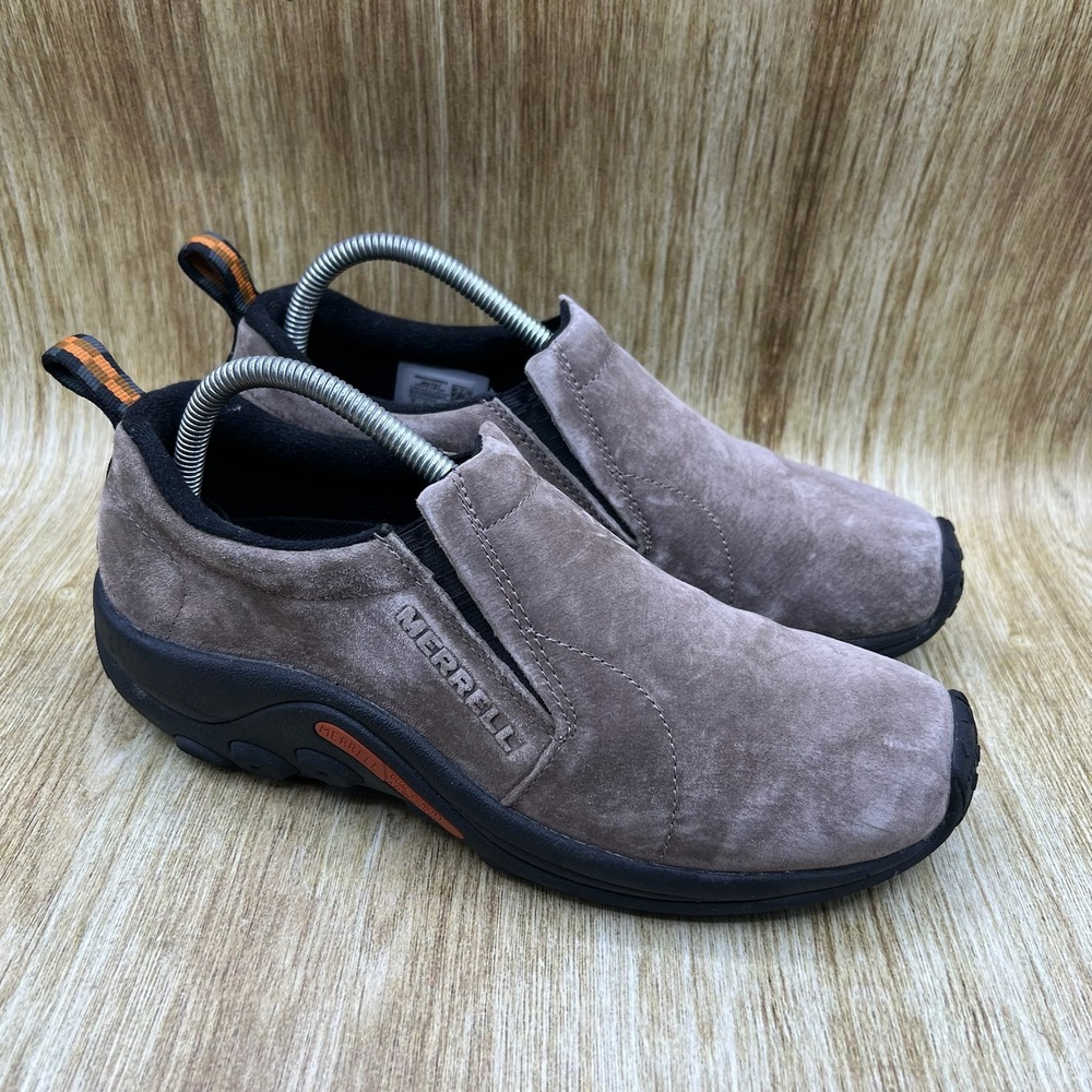 Merrell Jungle Moc Men's Size 8 Gunsmoke Suede Trail Slip On Shoes J60787